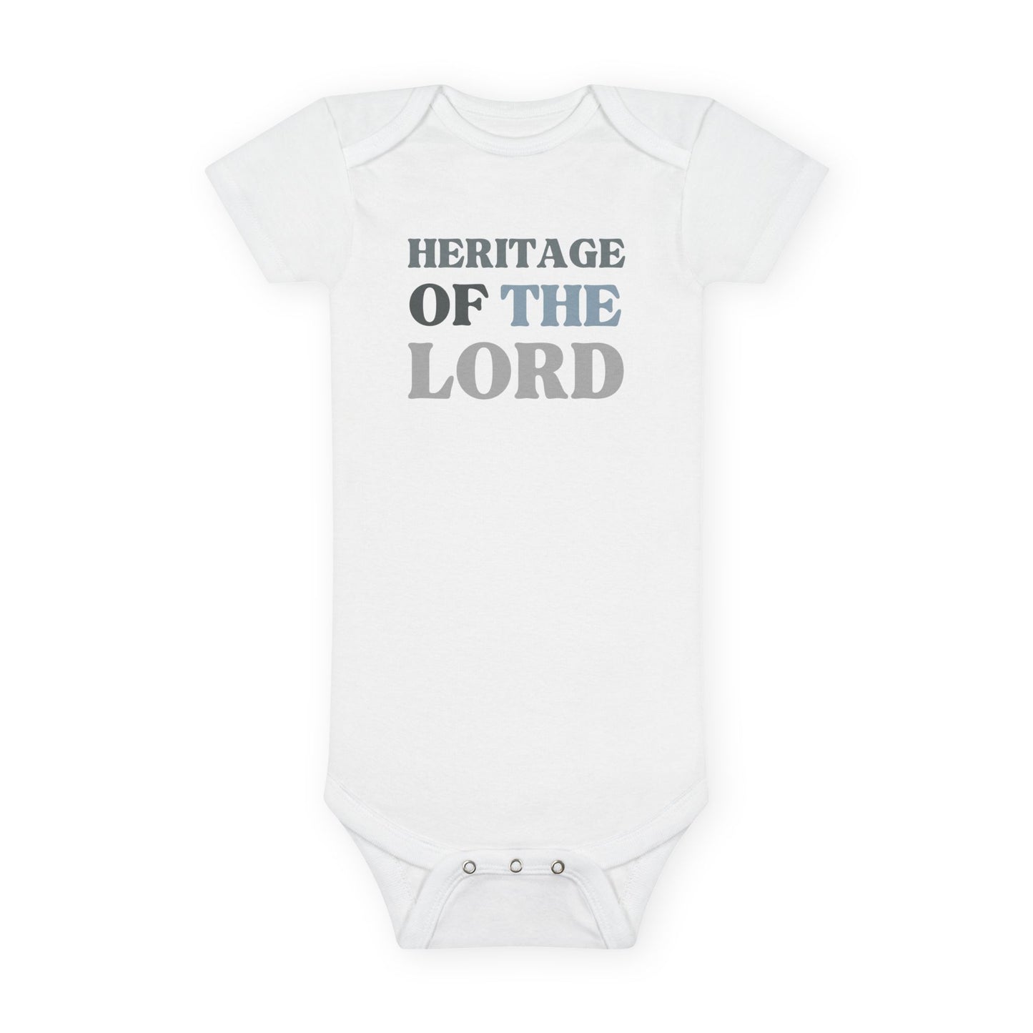 HERITAGE BOYS ONESIE