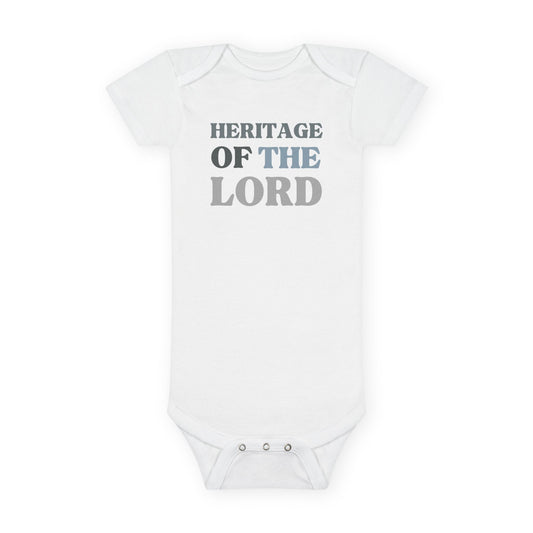HERITAGE BOYS ONESIE