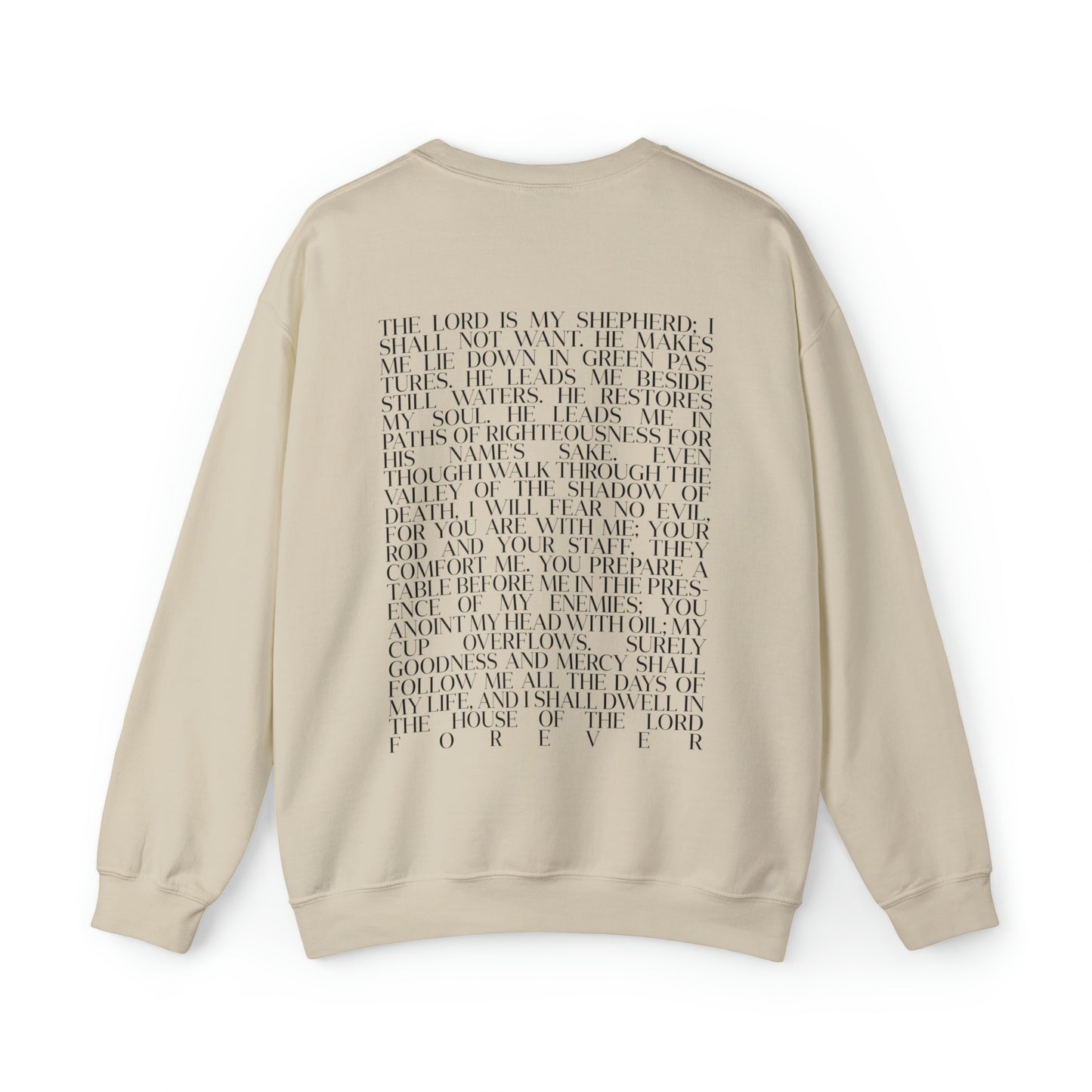 PSALM 23 CREWNECK
