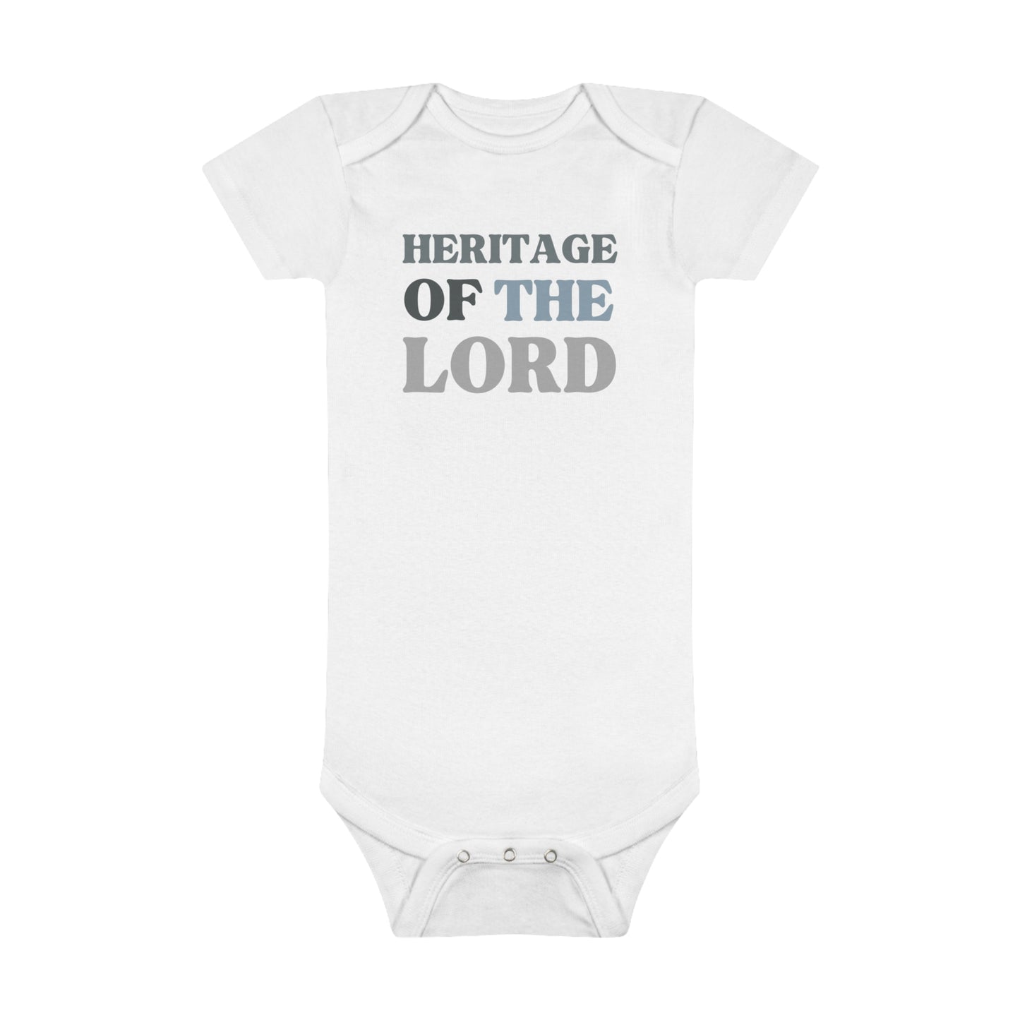 HERITAGE BOYS ONESIE