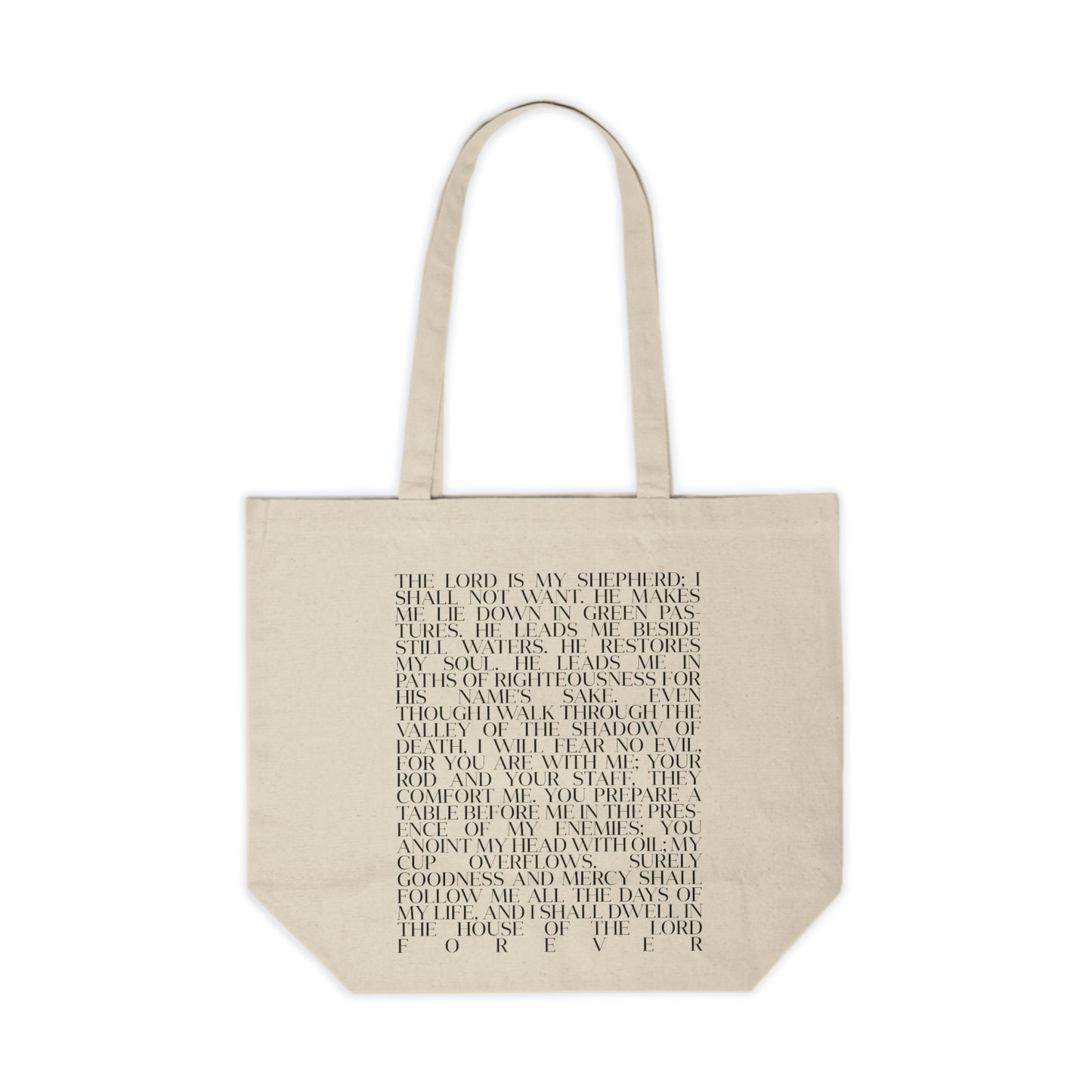 PSALM 23 SHOPPING TOTE